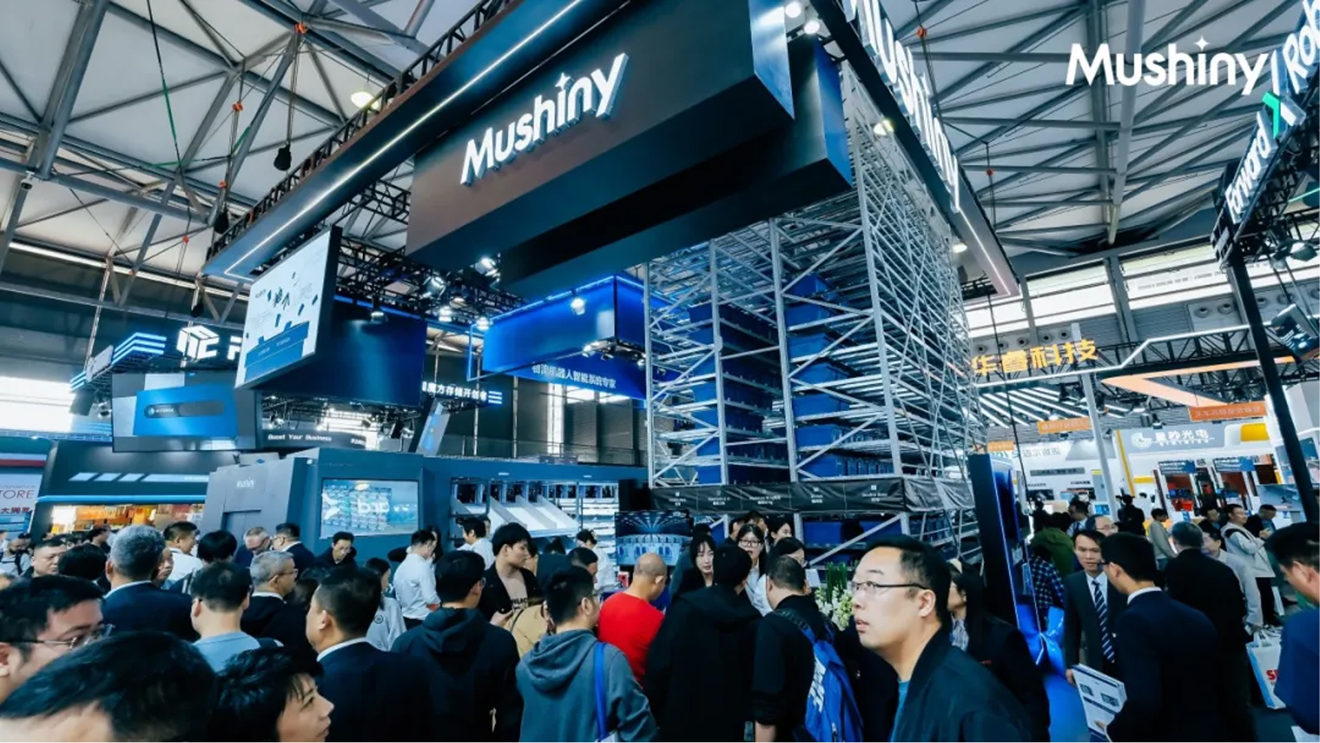 Die innovativen Produkte von Mushiny stehen im Rampenlicht der CeMAT ASIA 2024